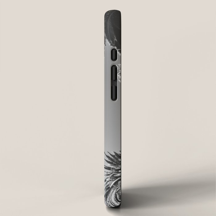 Palm Trees (Black and White) iPhone Case Gallery Image 2