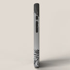 Palm Trees (Black and White) iPhone Case Gallery Image 2