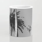 Palm Trees (Black and White) Coffee Mug Gallery Image 4