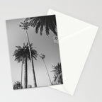 Palm Trees (Black and White) Stationery Card Gallery Image 2