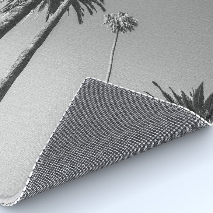 Palm Trees (Black and White) Rug Gallery Image 4