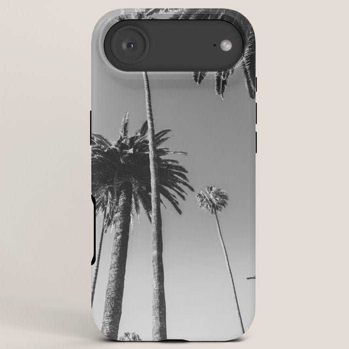 Palm Trees (Black and White) iPhone Case Gallery Image 6