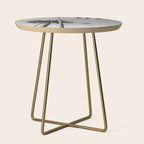 Palm Trees (Black and White) Side Table Gallery Image 1