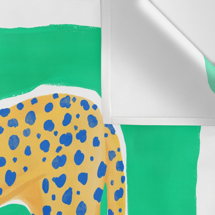 Leopard - Green Wall Tapestry Gallery Image 3