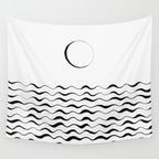 La Luna / Landscape Orientation Wall Tapestry Gallery Image 4