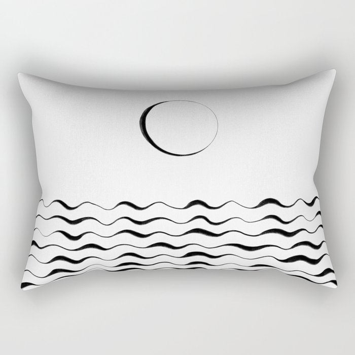 La Luna / Landscape Orientation Rectangular Pillow Gallery Image 1