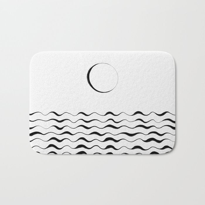 La Luna / Landscape Orientation Bath Mat Gallery Image 1
