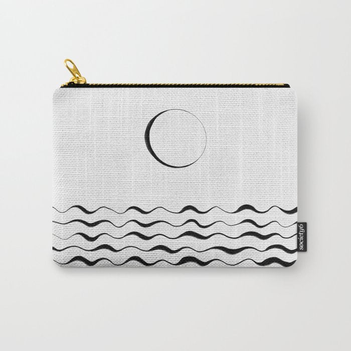 La Luna / Landscape Orientation Carry All Pouch Gallery Image 1