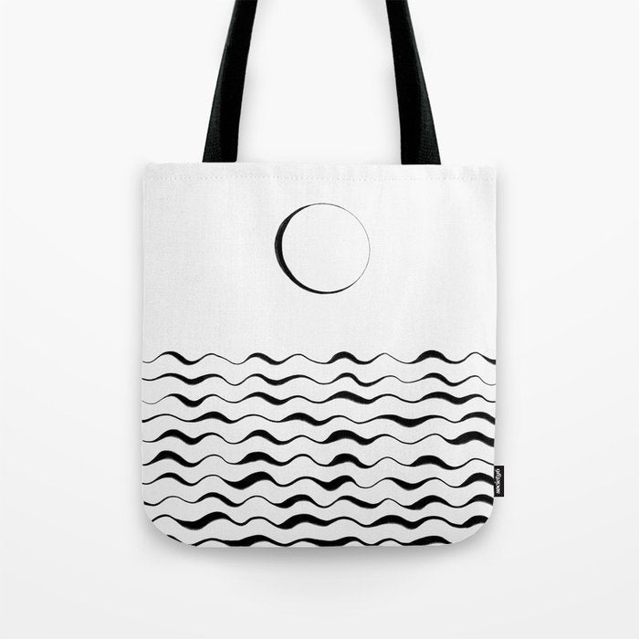 La Luna / Landscape Orientation Tote Bag Gallery Image 1