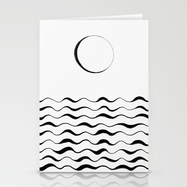 La Luna / Landscape Orientation Stationery Card Gallery Image 2
