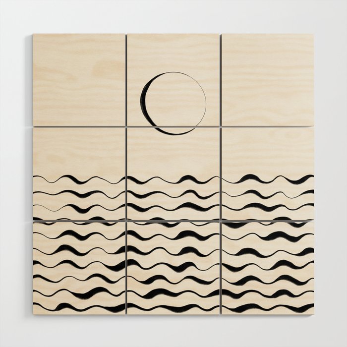 La Luna / Landscape Orientation Wood Wall Art Gallery Image 1