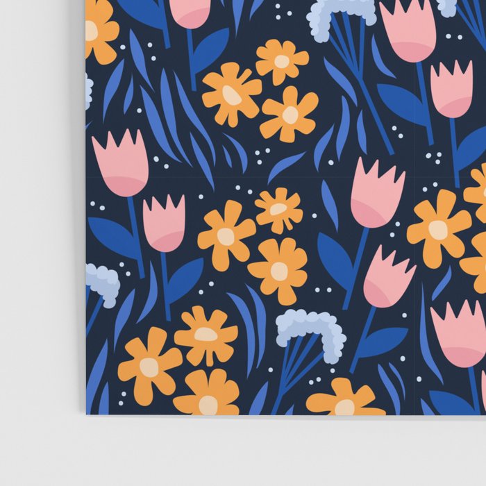 Colorful flowers pattern Poster Gallery Image 3
