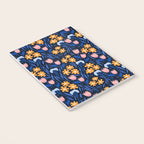 Colorful flowers pattern Notebook Gallery Image 3