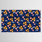 Colorful flowers pattern Tablecloth Gallery Image 2