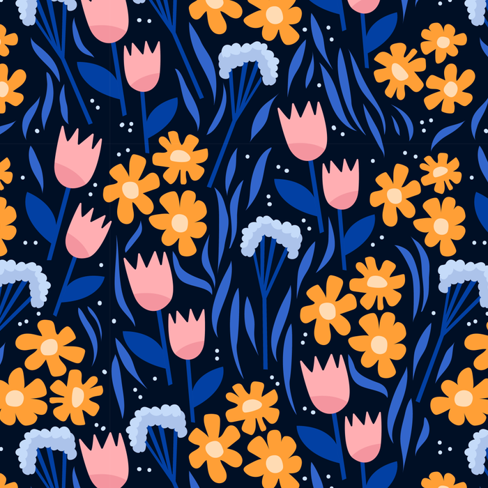Colorful flowers pattern Coffee Mug Gallery Image 2