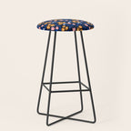 Colorful flowers pattern Stool Gallery Image 1