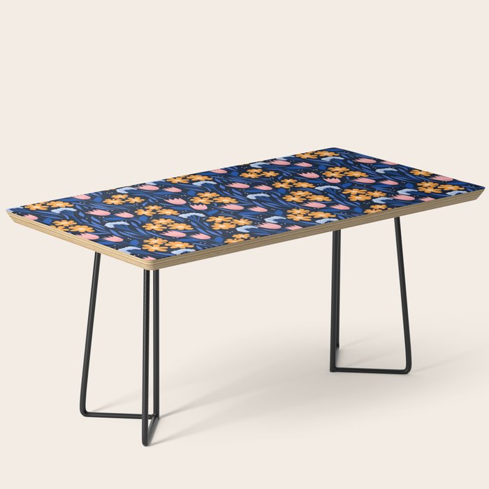 Colorful flowers pattern Coffee Table Gallery Image 1