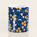Colorful flowers pattern Coffee Mug Gallery Image 4