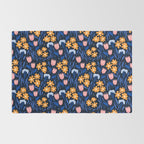 Colorful flowers pattern Rug Gallery Image 2