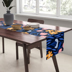 Colorful flowers pattern Table Runner Gallery Image 2