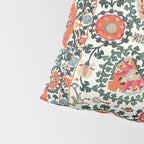 Shakhrisyabz Suzani Uzbek Embroidery Print Pillow Sham Gallery Image 4