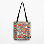 Shakhrisyabz Suzani Uzbek Embroidery Print Tote Bag Gallery Image 2
