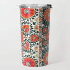 Shakhrisyabz Suzani Uzbek Embroidery Print Travel Mug Gallery Image 2