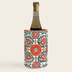 Shakhrisyabz Suzani Uzbek Embroidery Print Wine Chiller Gallery Image 1
