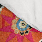 Shakhrisyabz Suzani Uzbek Embroidery Print Comforter Gallery Image 4
