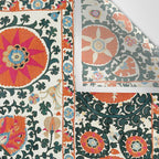 Shakhrisyabz Suzani Uzbek Embroidery Print Wall Tapestry Gallery Image 3