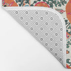 Shakhrisyabz Suzani Uzbek Embroidery Print Bath Mat Gallery Image 2