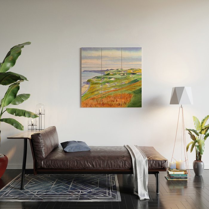 Whistling Straits Golf Course WI Hole 3 Wood Wall Art Gallery Image 2