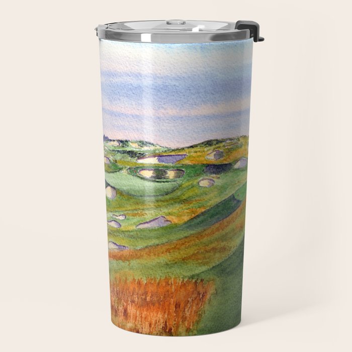 Whistling Straits Golf Course WI Hole 3 Travel Mug Gallery Image 2