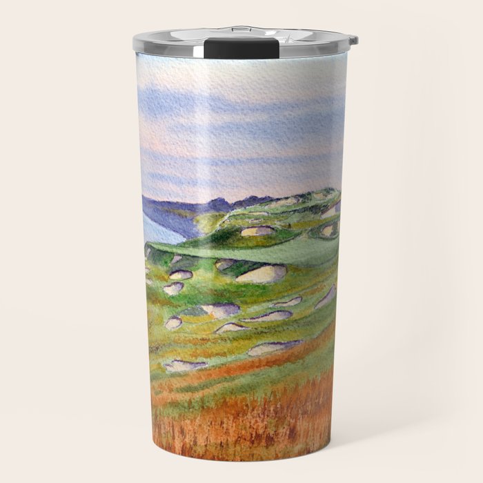Whistling Straits Golf Course WI Hole 3 Travel Mug Gallery Image 1