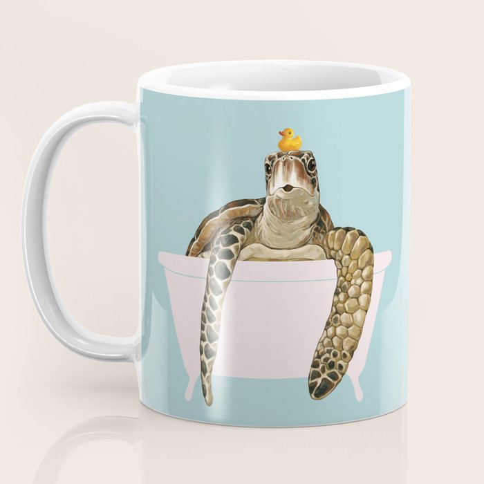 Sea Turtle in Bathtub Coffee Mug Gallery Image 3