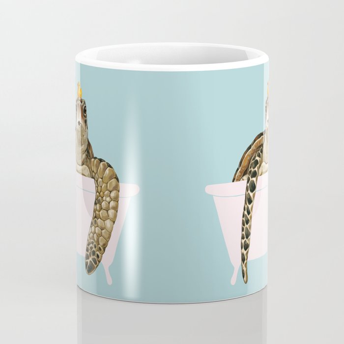 Sea Turtle in Bathtub Coffee Mug Gallery Image 4