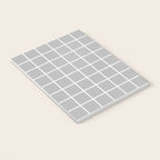 Grid Pattern Gray 2 Notebook Gallery Image 3