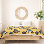 Here comes the cat pawlice Duvet Cover Gallery Image 3