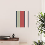 Modern Christmas Stripes 2025 Poster Gallery Image 2