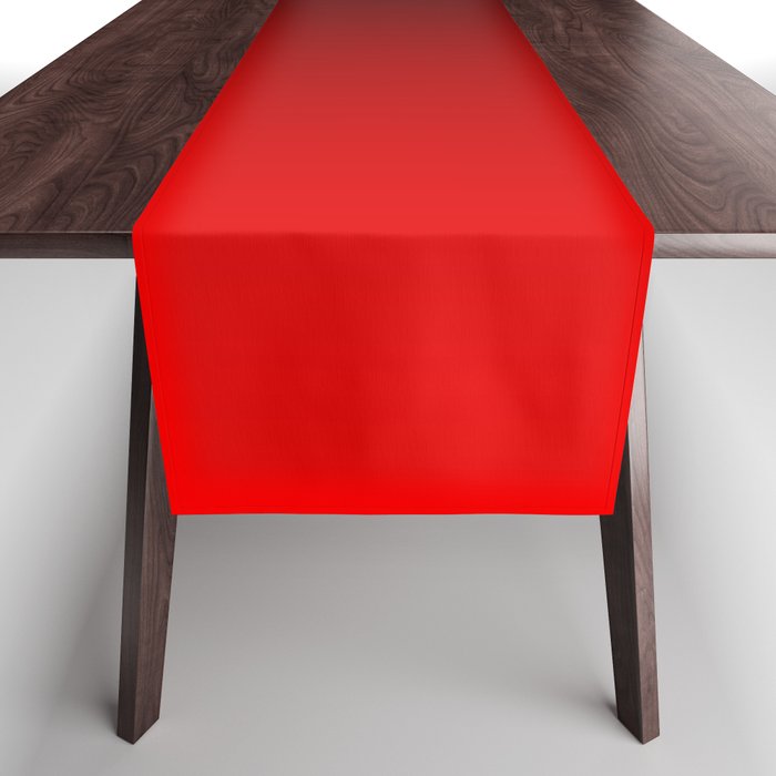 Black Red Neon Nights Ombre Table Runner Gallery Image 1