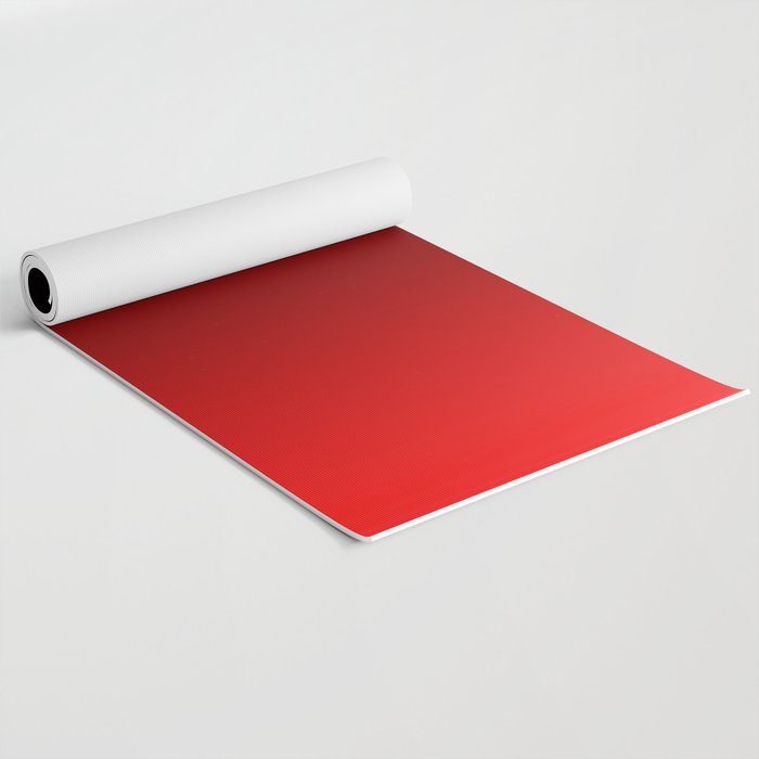 Black Red Neon Nights Ombre Yoga Mat Gallery Image 2