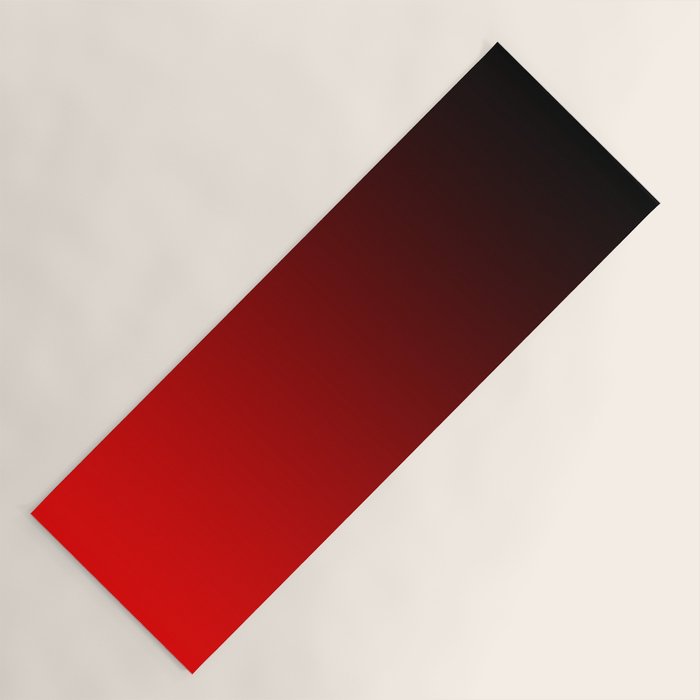Black Red Neon Nights Ombre Yoga Mat Gallery Image 1