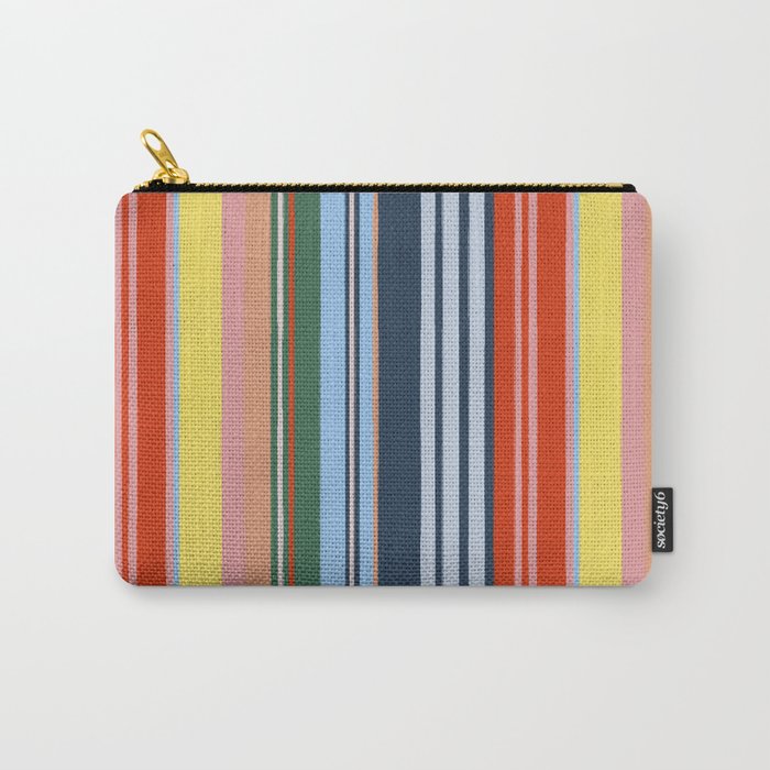 Summer Stripes Carry All Pouch Gallery Image 1