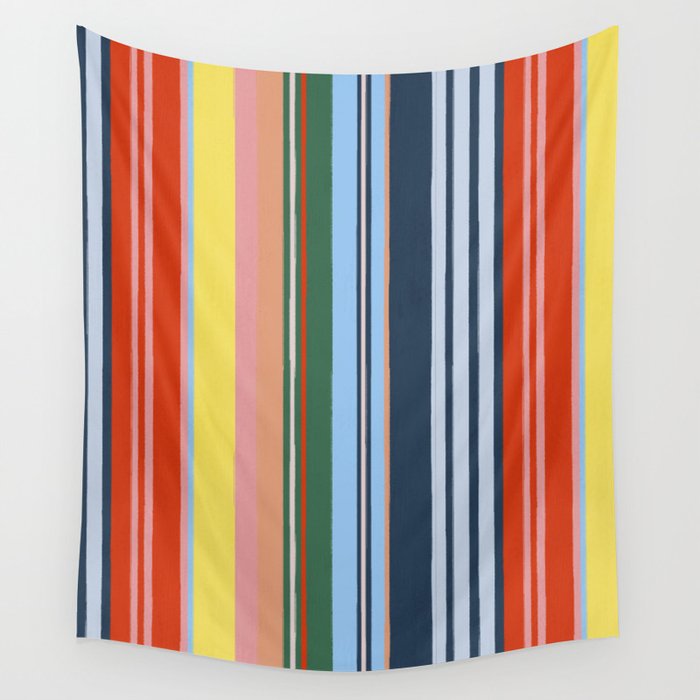 Summer Stripes Wall Tapestry Gallery Image 1
