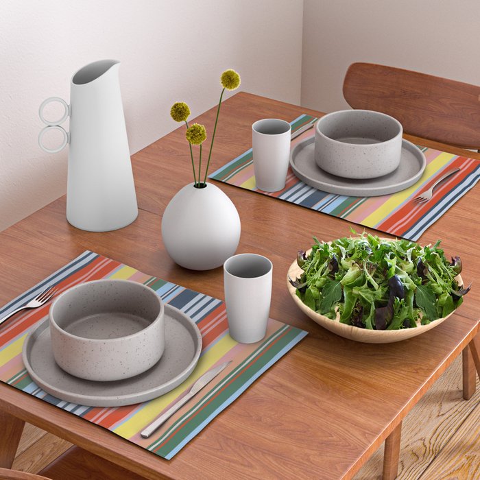 Summer Stripes Placemat Gallery Image 2