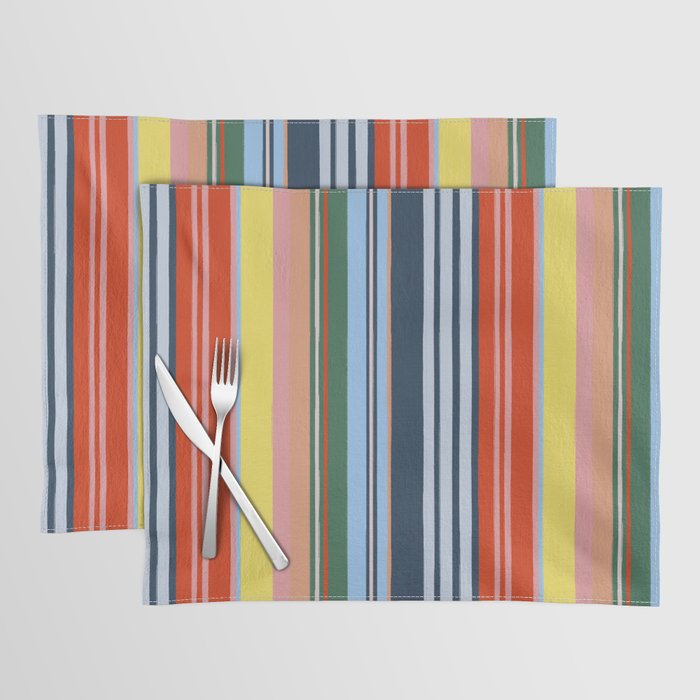 Summer Stripes Placemat Gallery Image 1