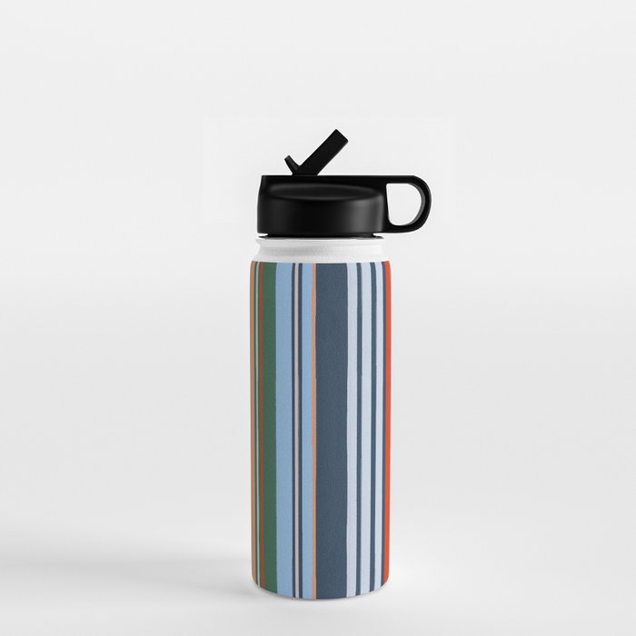 Summer Stripes Water Bottle Gallery Image 1