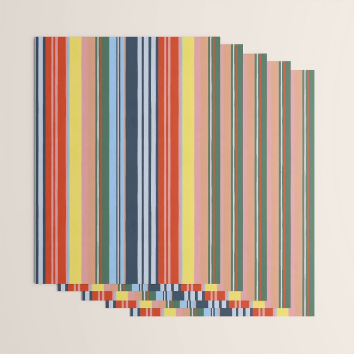 Summer Stripes Wrapping Paper Gallery Image 3