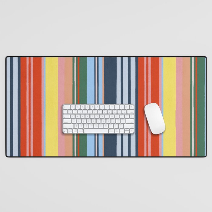 Summer Stripes Desk Mat Gallery Image 1