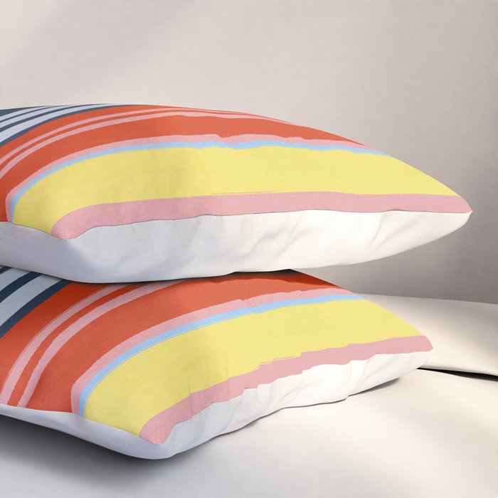 Summer Stripes Pillow Sham Gallery Image 3